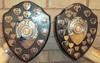 Mens and Ladies Solihull division two winners trophies